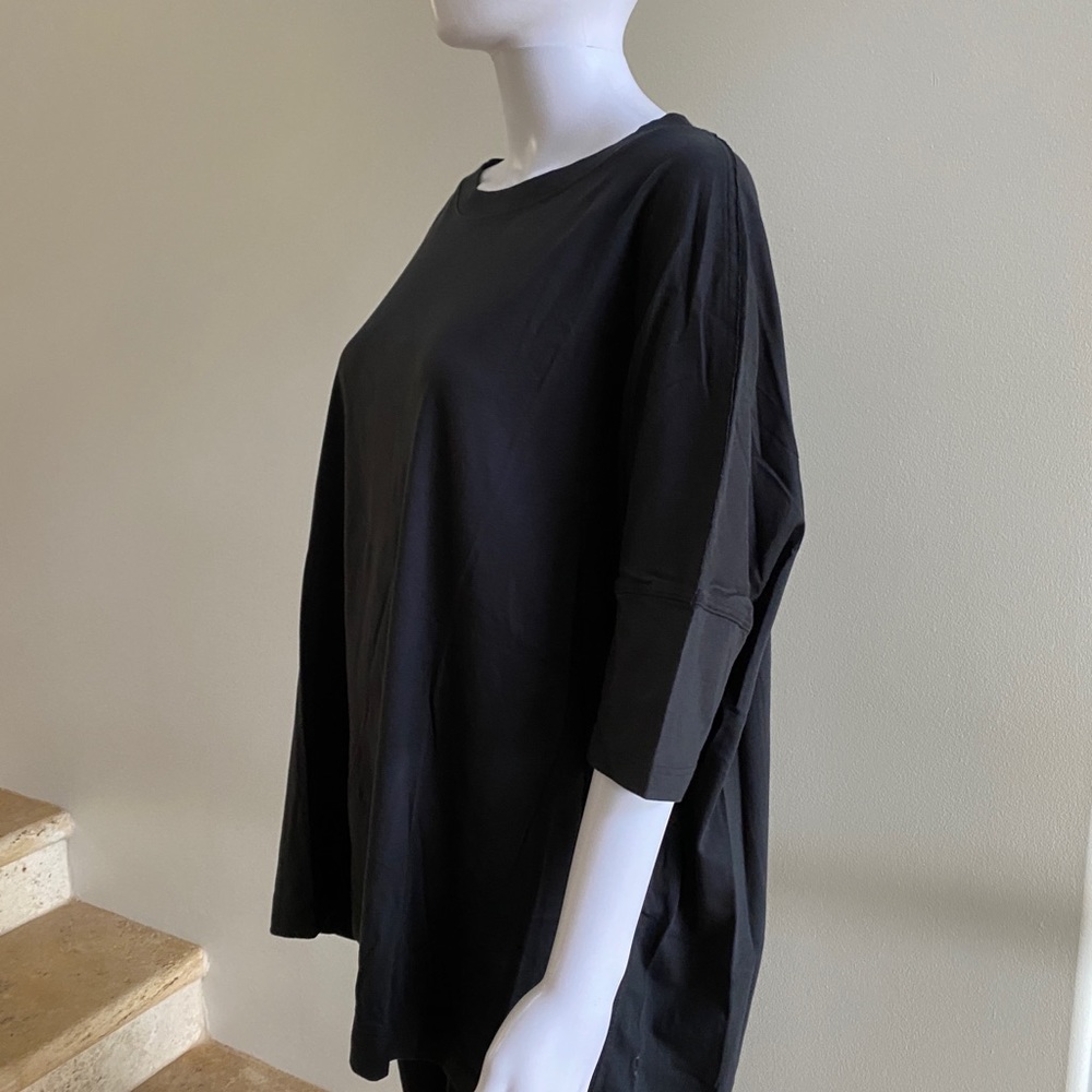 NWOT LULULEMON All Yours Boyfriend Box Tee Shirt Medium, Black - Picture 5 of 9